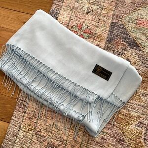 Baby Blue Silk Pashmina